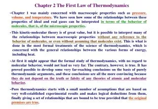 Chapter 2 The First Law of Thermodynamics