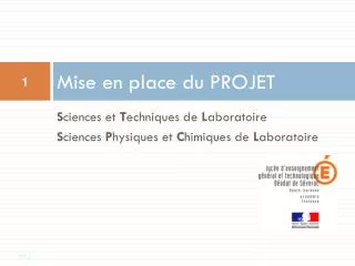 mise en place du projet
