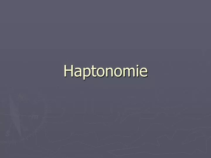 haptonomie