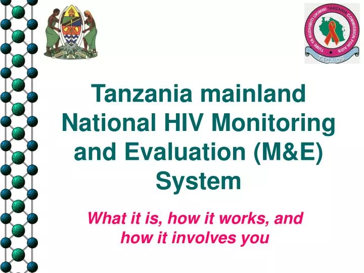 tanzania mainland national hiv monitoring and evaluation m e system