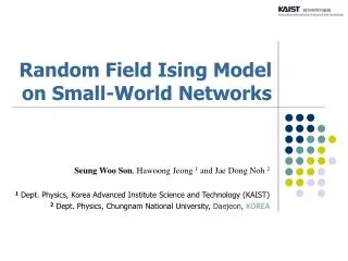 Random Field Ising Model on Small-World Networks