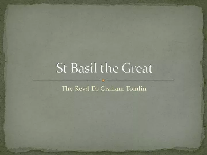 st basil the great