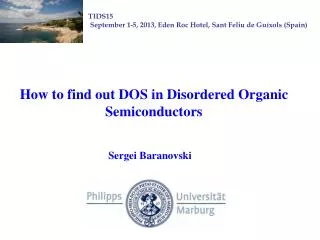 How to find out DOS in Disordered Organic Semiconductors