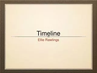 timeline