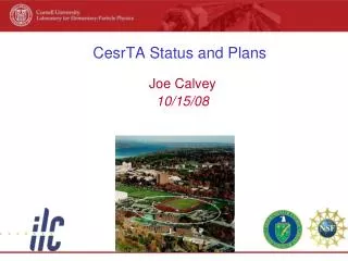 CesrTA Status and Plans
