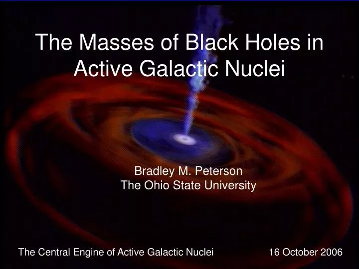 the masses of black holes in active galactic nuclei