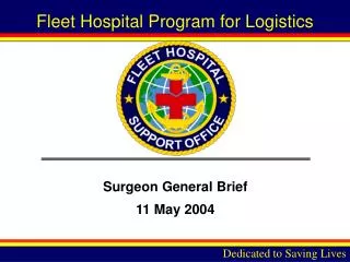 Surgeon General Brief 11 May 2004