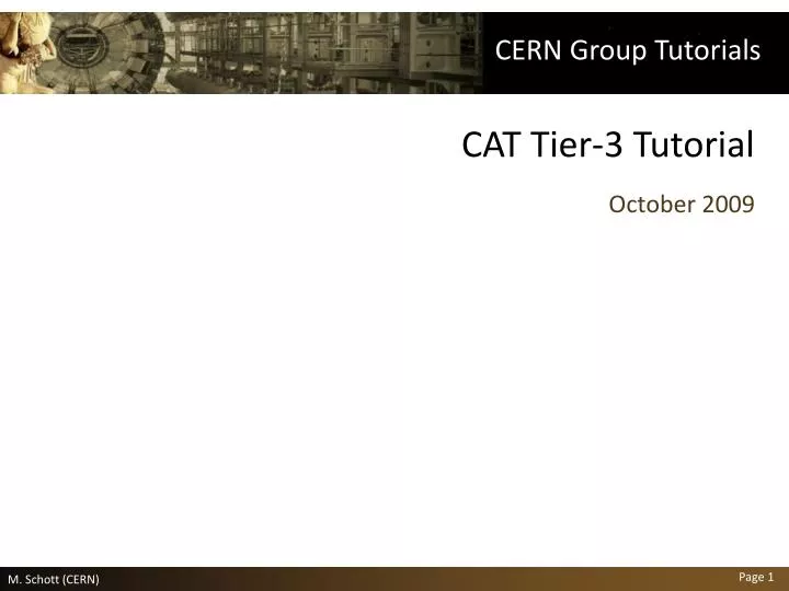 cat tier 3 tutorial