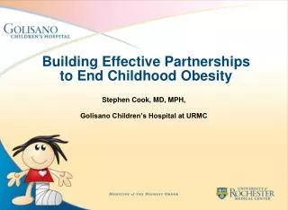 Building Effective Partnerships to End Childhood Obesity