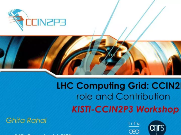 lhc computing grid ccin2p3 role and contribution