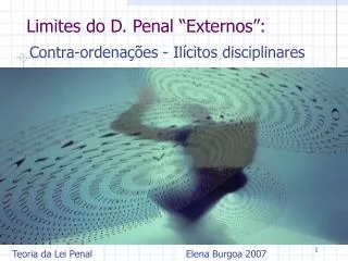 limites do d penal externos