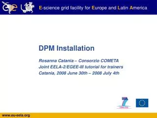 DPM Installation
