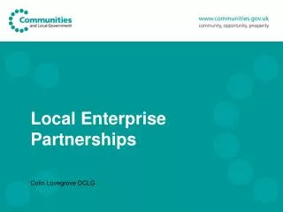 local enterprise partnerships