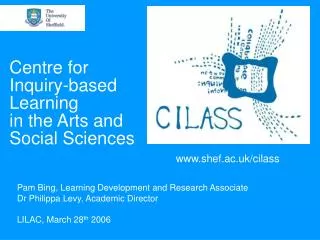 Centre for Inquiry-based Learning in the Arts and Social Sciences