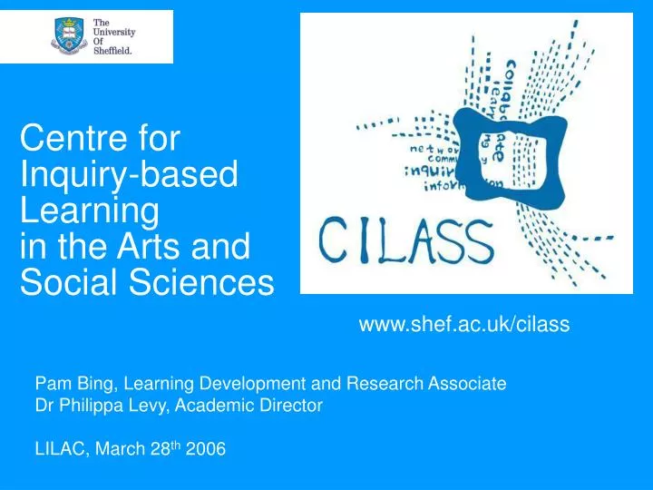 centre for inquiry based learning in the arts and social sciences