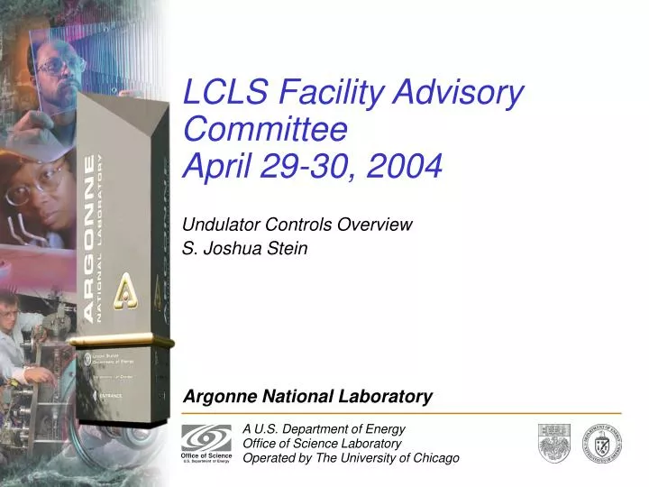 lcls facility advisory committee april 29 30 2004