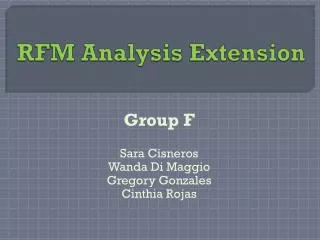 RFM Analysis Extension