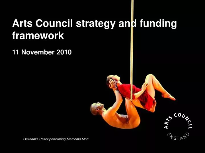 arts council strategy and funding framework