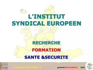 l institut syndical europeen