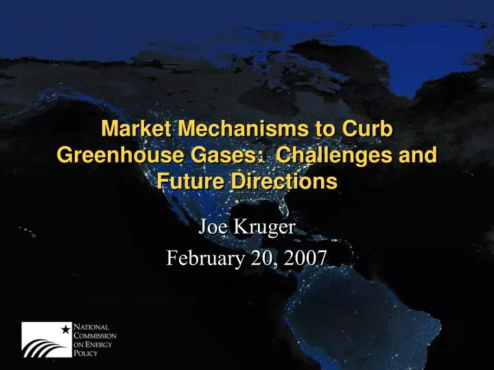 market mechanisms to curb greenhouse gases challenges and future directions