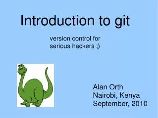 Introduction to git