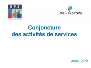 conjoncture des activit s de services