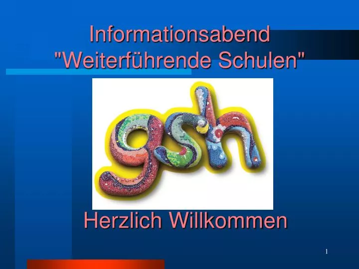 informationsabend weiterf hrende schulen