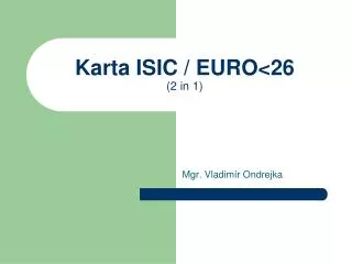 karta isic euro 26 2 in 1