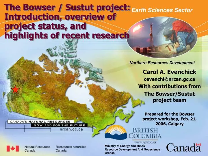 the bowser sustut project introduction overview of project status and highlights of recent research