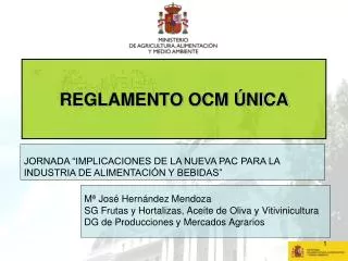 reglamento ocm nica