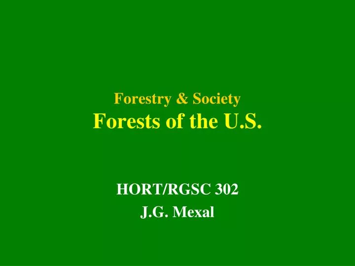 forestry society forests of the u s