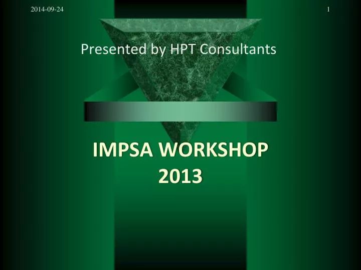 impsa workshop 2013