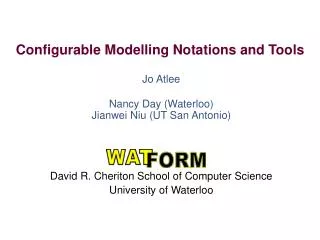 Configurable Modelling Notations and Tools