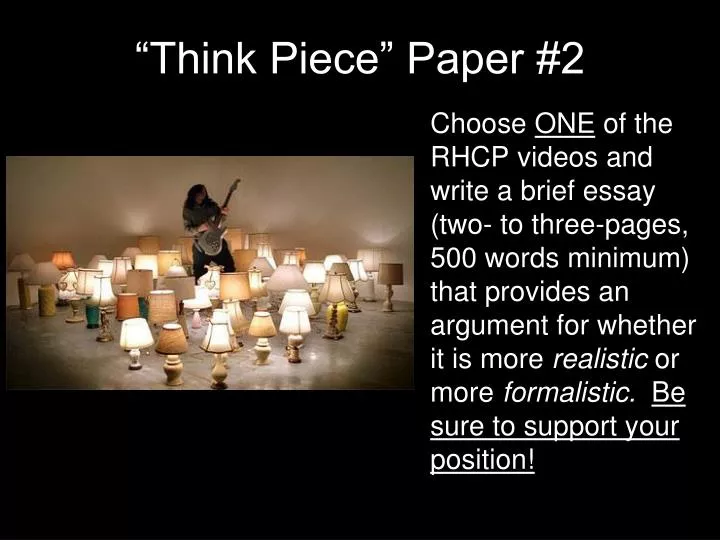 think piece paper 2