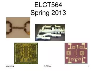 ELCT564 Spring 2013