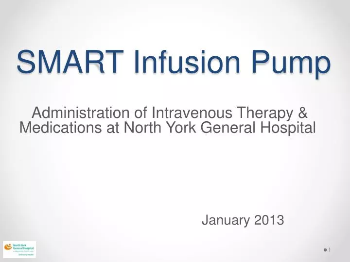smart infusion pump