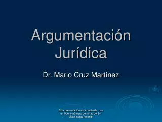 argumentaci n jur dica