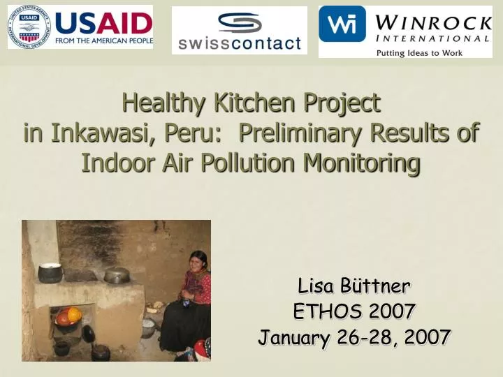 healthy kitchen project in inkawasi peru preliminary results of indoor air pollution monitoring