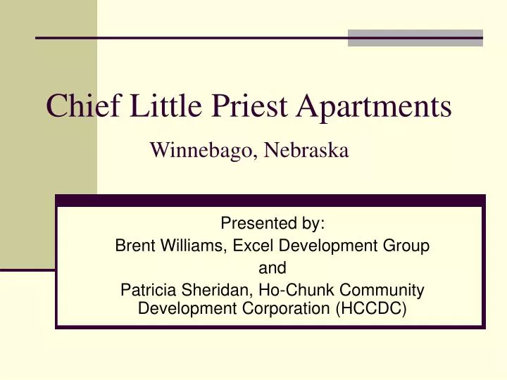 chief little priest apartments winnebago nebraska