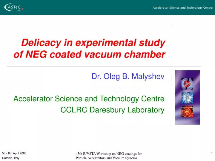 delicacy in experimental study of neg coated vacuum chamber