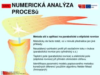 numerick anal za proces
