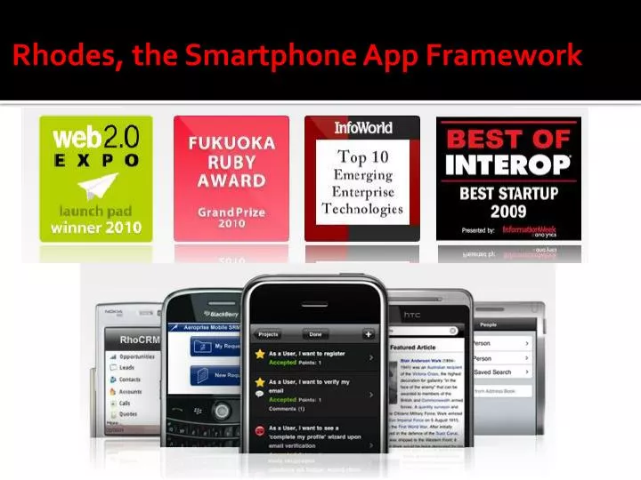 rhodes the smartphone app framework