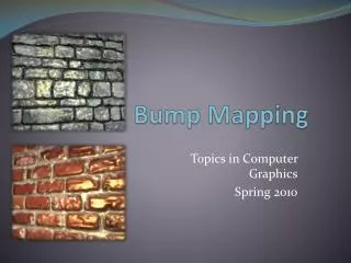 Bump Mapping