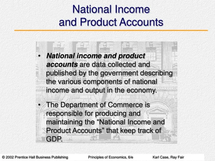 national income and product accounts
