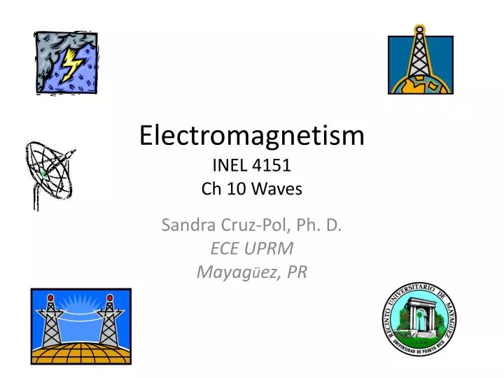 electromagnetism inel 4151 ch 10 waves