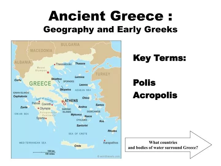 ancient greece geography and early greeks