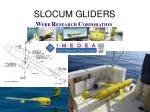 SLOCUM GLIDERS - slide 1