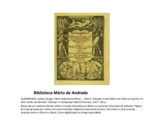 biblioteca m rio de andrade