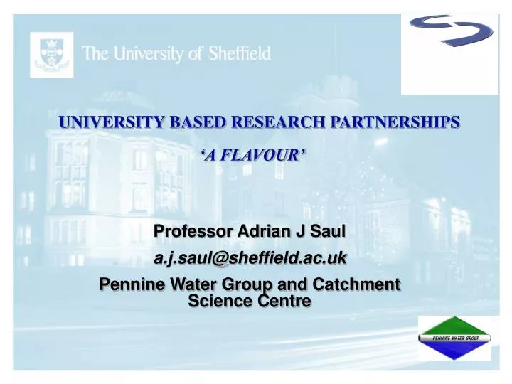 university based research partnerships a flavour