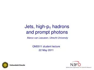 Jets, high-p T hadrons and prompt photons